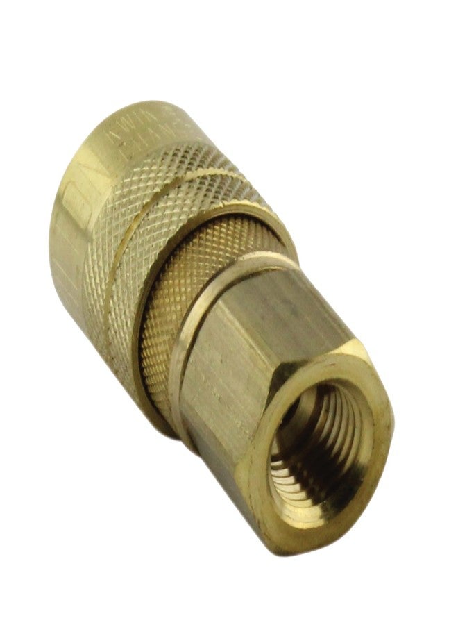 Milton Industrial Coupler 1/4" NPT Female Brass, M-STYLE® Quick Connect Air Coupler, S-715 - Pack of 10 - Image 2